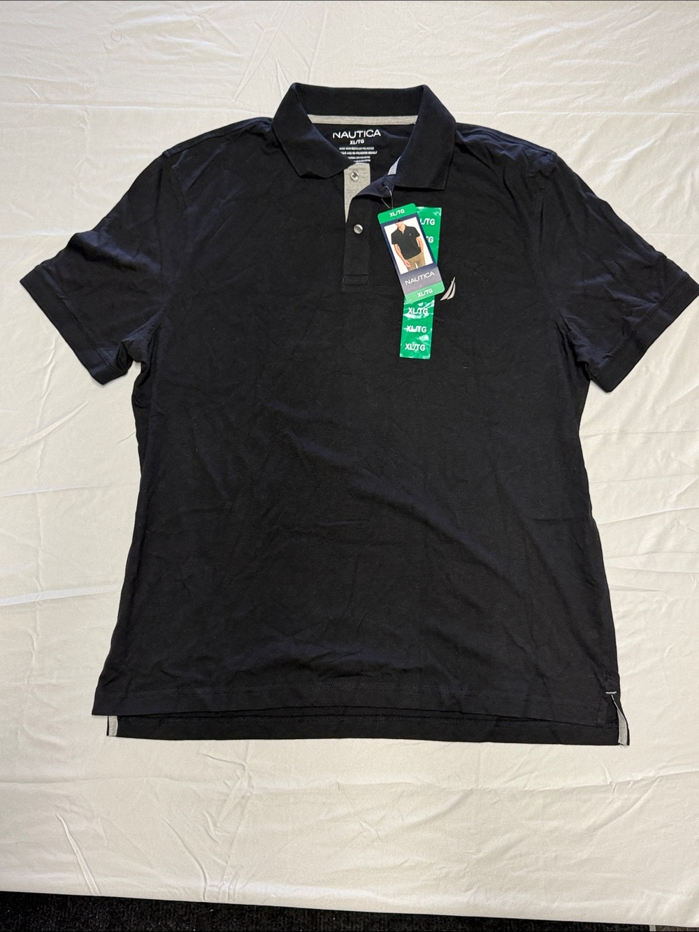 Nautica Men's Black Polo Shirt
